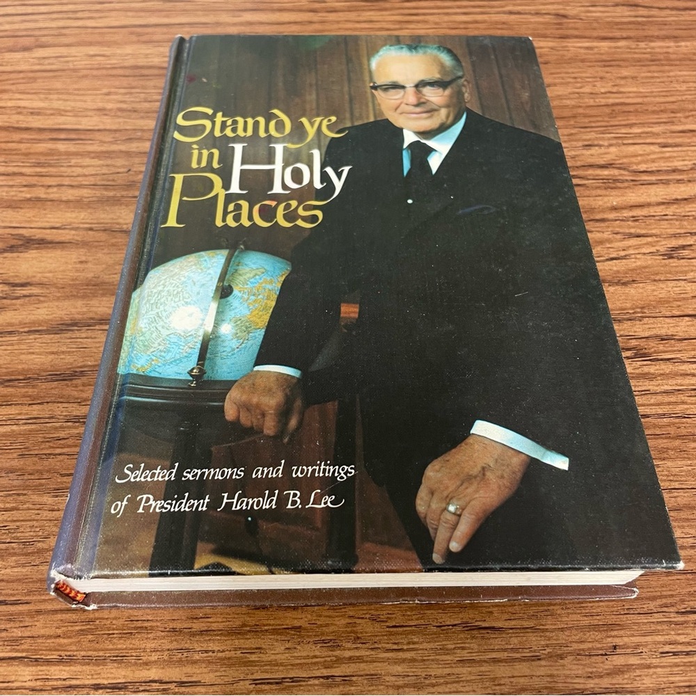 Stand Ye in Holy Places by Harold B. Lee - Black and Brown Cover